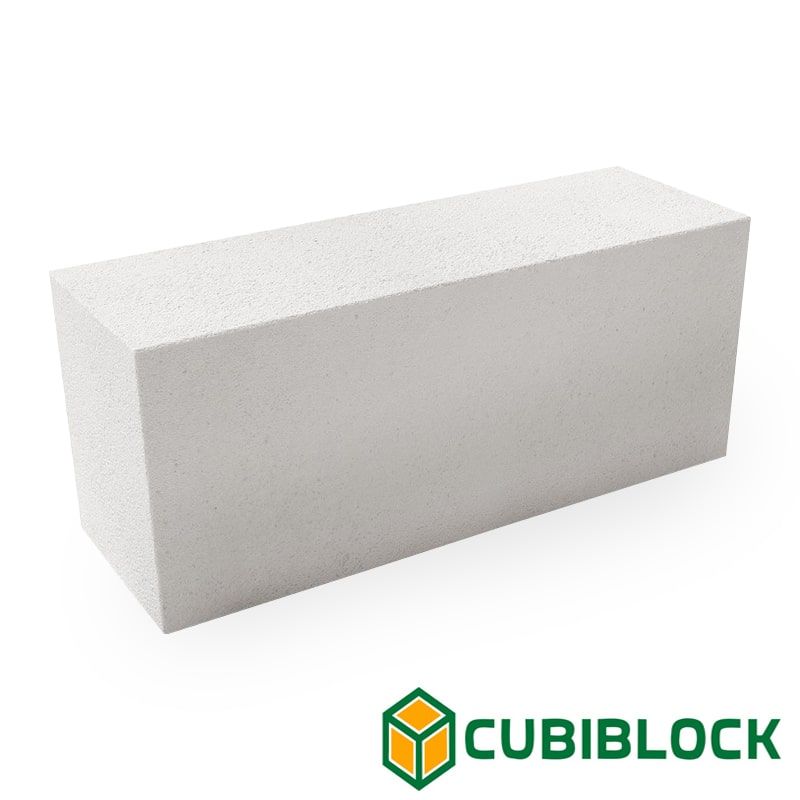 Газобетонный блок стеновой Cubi Block D400 625х300х200 B2.5 фото 0